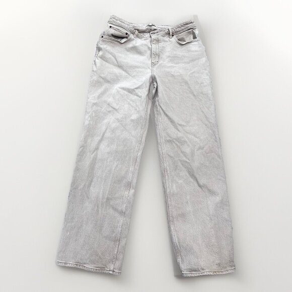 Abercrombie & Fitch Denim - Abercrombie & Fitch Womens 33/16L Tan/Gray The 90s Relaxed Jean Hi-Rise